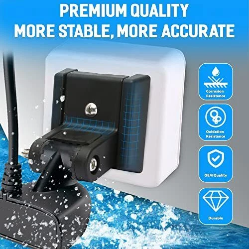 For Humminbird MXH XNT Transom Transducer Hardware Bracket 740093-1 - Image 3 of 4