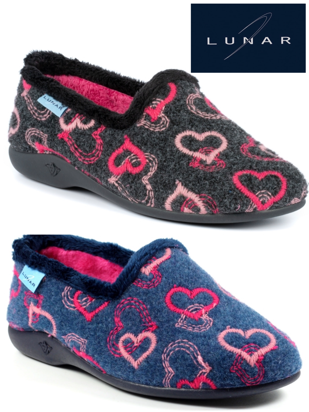 SAOLA LUNAR JOLLY PANTOFOLE DONNA PIENE SCHIENA NUOVE SUOLA RIGIDA DONNA INVERNALI