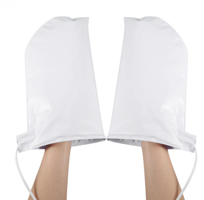 Electric Nail Manicure Gloves Heated Mitts For Paraffin Waxing Therapy Care Tool