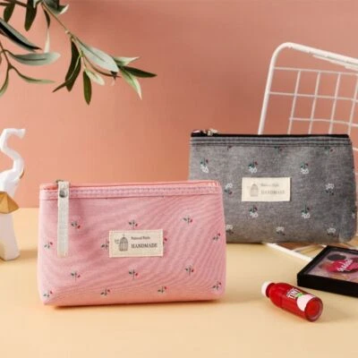 Cosmetic Bag Toiletry Organizer Purse Rectangle Small Coin Purse Storage Bags
