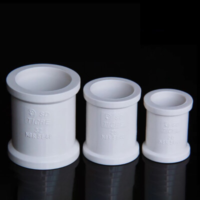 Straight Pipe Coupling PVC Common Socket Water Pipe Fittings Piping ID 20 - 32mm
