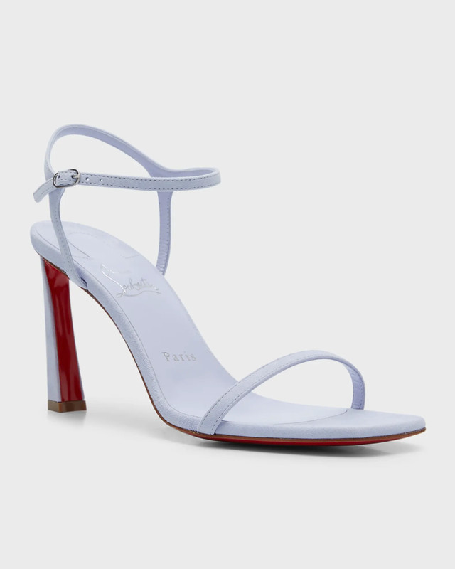 100% AUTHENTIC NEW WOMEN LOUBOUTIN CONDORA LILIAC 85 SANDALS/HEELS US 7