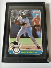 Eddie Murray Framed Jumbo Card New Frame 4x6 HOF Baltimore Orioles 1987