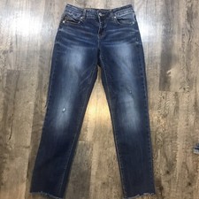 MAURICES Jeans Women  s 5/6 Blue Denim Cotton Polyester Spandex