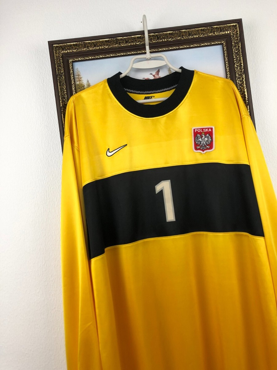 Poland Goalkeeper football shirt 1998 Soccer Nike Jersey Rare With
