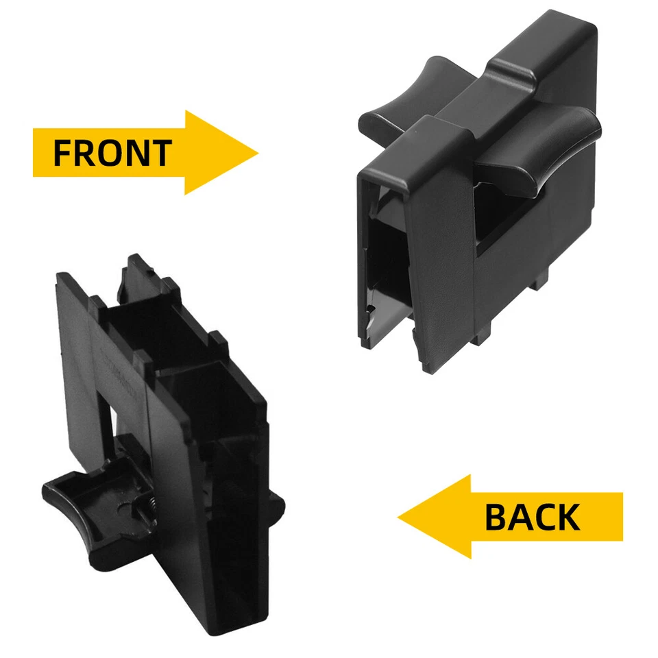 Para Subaru Forester 2014-2018 Consola central Portavasos Inserto Divisor Negro Foto 3 de 4