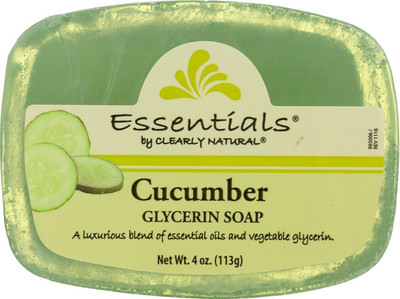 Glycerin Bar Soap, Cucumber, 4 Ounce