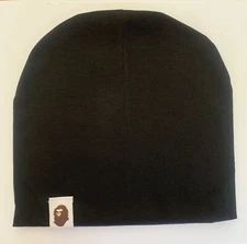 New - A Bathing Ape BAPE Black Skinny Skullcap Beanie Youth Unisex