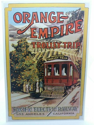 Orange Empire Trolley Trip Pacific Electric Railway Los Angeles California PC