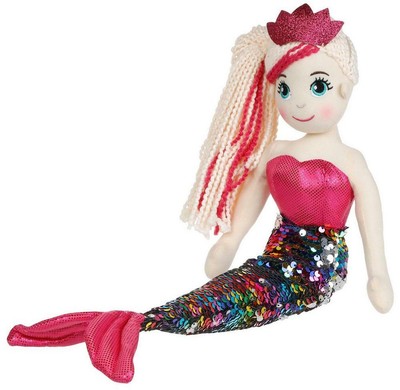 New Linzy Toys 16'' Mermaid Doll  Pink Free Shipping