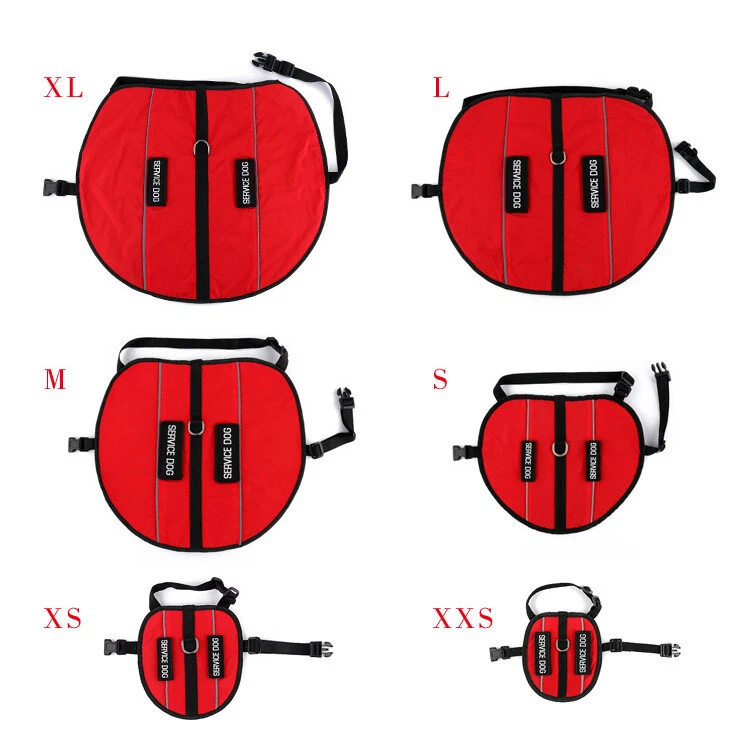 Dog Emotional Support ESA Vest Harness Adjustable Canine Reflective Light XS-XL - Image 3 of 4