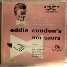 Eddie Condons Hot Shots 7" EVAB-3005 Jack Teagarden Glenn Miller Coleman Hawkins
