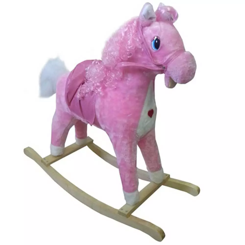Poney a bascule rose sale