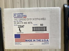 SAIT 22047 A60S 6x.045x7/8 High Speed Cut-off Wheels 50 pk