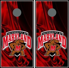 maryland terps 0152 cornhole board vinyl wraps