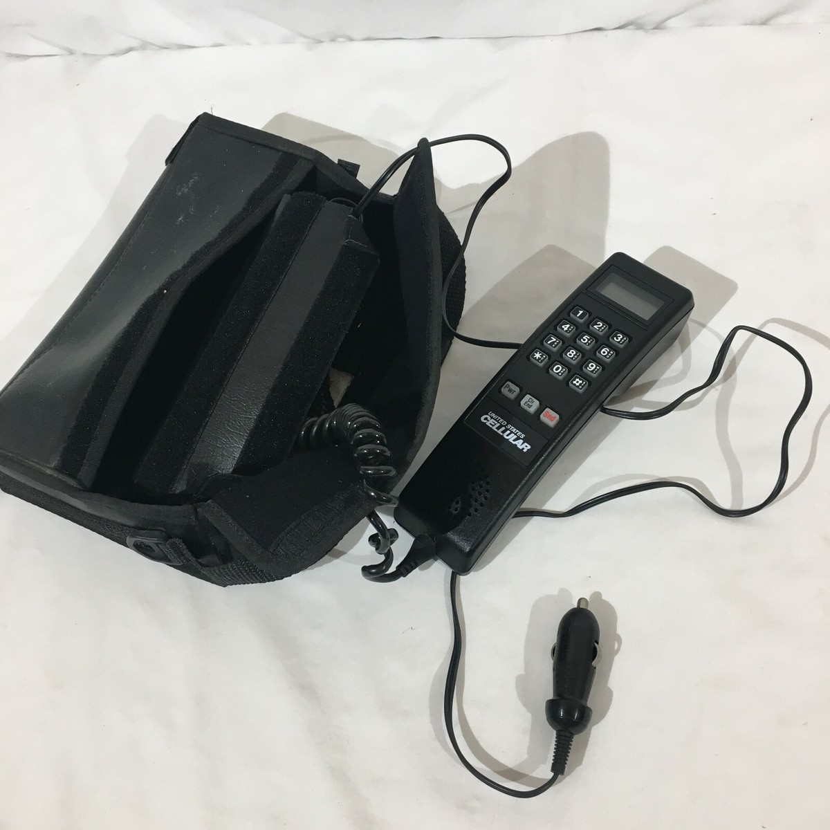 Téléavertisseur Vintage Motorola – Bipeur Noir Avec Étui, USA Mobile