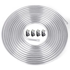 5/16" OD Aluminum Hard Fuel Line 10 Feet Hardline Tube Thickness is 0.039"