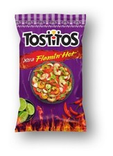 Mexican Chips 5 Bags Tostitos Flamin Hot Sabritas 70 G Each