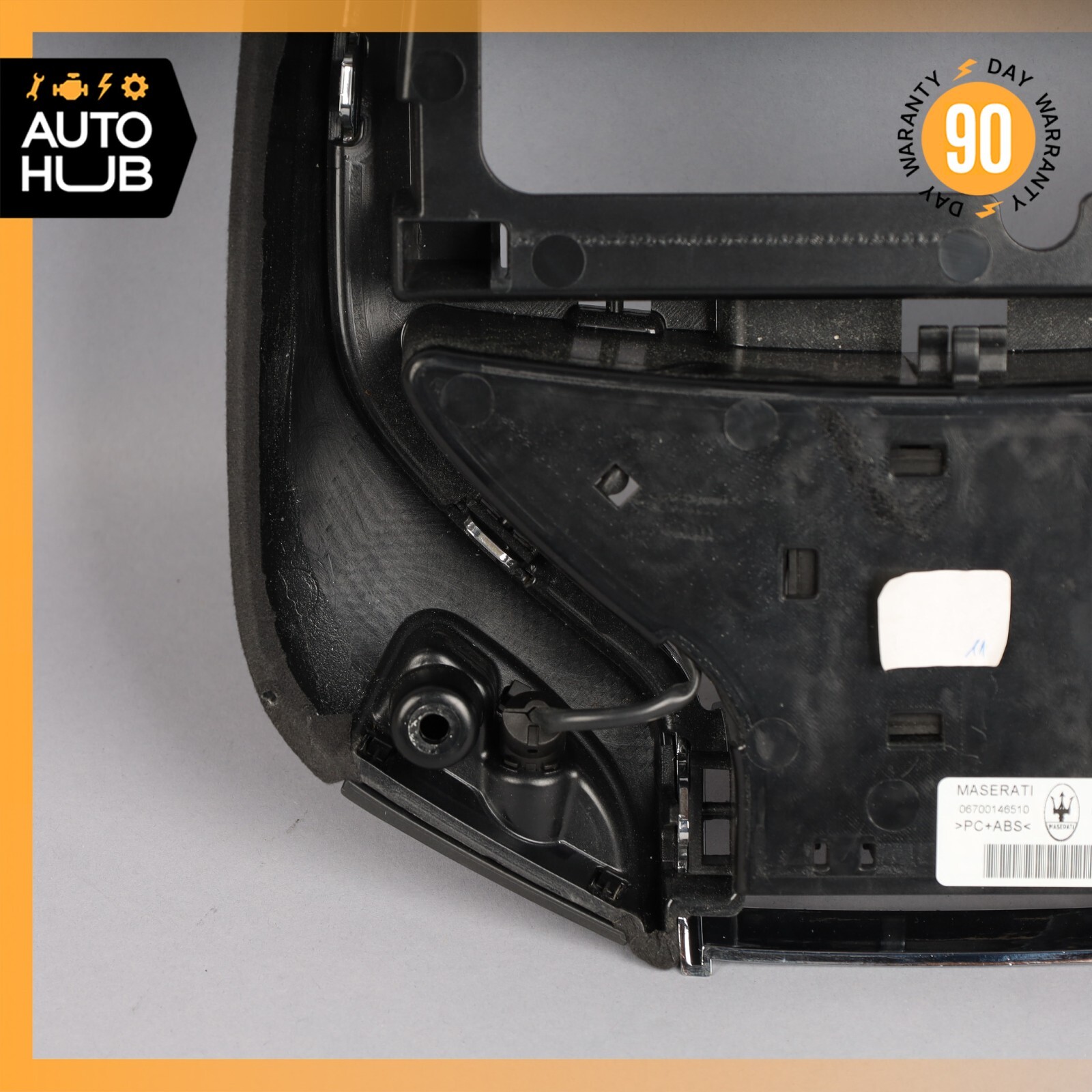 14-17 Maserati Ghibli M157 Interior Overhead Dome Light Lamp Cover Black OEM