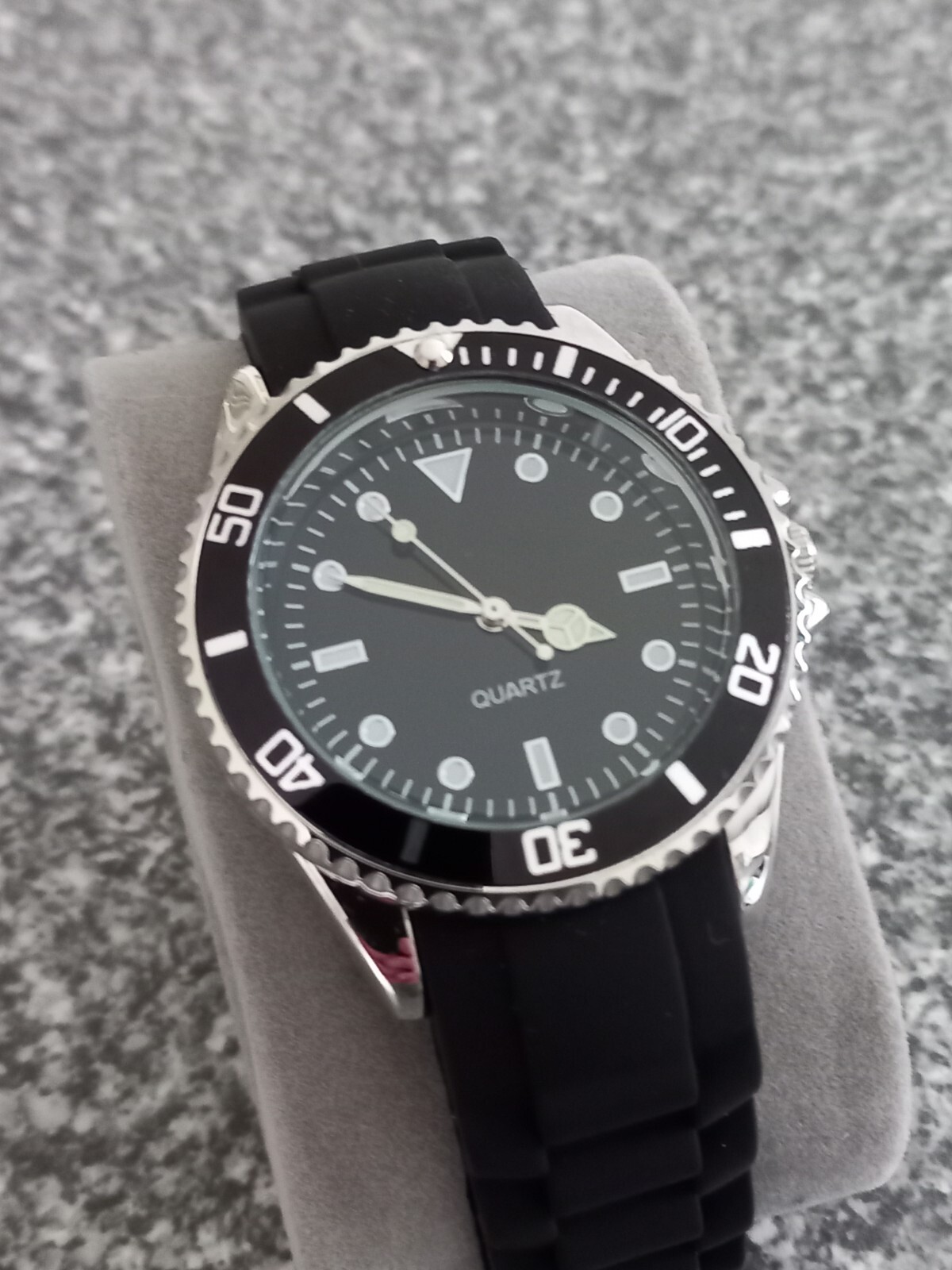 NEW TPW WATCH PC21S Seiko Movement 40mm Black Bezel Rubber Strap FREE POSTAGE. eBay