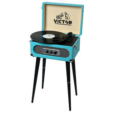 Victor Andover 5-in-1 Music Center Turquoise - Refurbished Grade Very Good