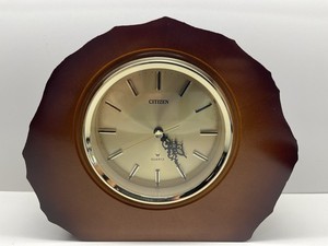Vintage Citizen Shelf Wood Table Clock S26Z0N 4RG230-A Made in Japan (READ)