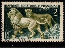 FRENCH EQUATORIAL AFRICA SG289 1957 2f ANIMALS FINE USED