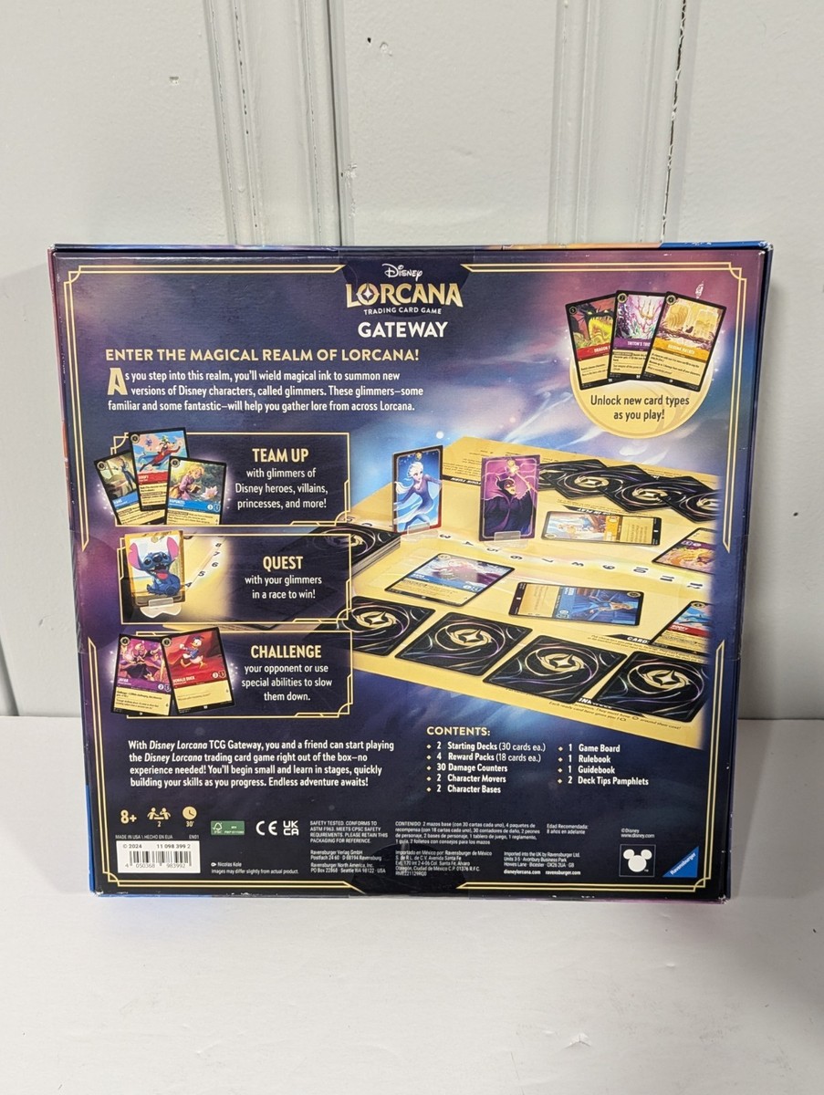 disney lorcana gateway trading card game Ravensburger Disney Lorcana TCG: Gateway Board Game | Introductory Trading  Card Game Experience for Ages 8+ | Learn to Play Disney Lorcana | Fun for  New Players & Families : Toys & Games main image 0