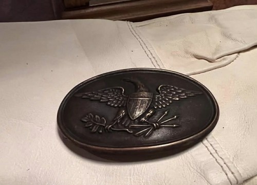 Virginia Militia Early Oval Belt Buckle Replica