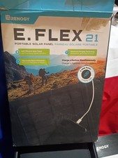 Renogy E.FLEX 21 Portable Solar Panel R21EF-US NEW Open Box Never Used