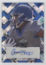 2022 Leaf Metal Draft Portrait Blue Crystals 3/20 Calvin Austin III Auto 4z8