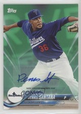2018 Topps Pro Debut Green Auto 15/99 Dennis Santana #118 Auto l3a
