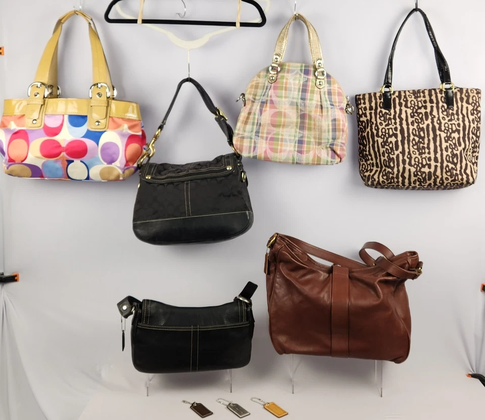 Coach Large LOT Bundle Hand Bag Purses Hang Tags AS IS - READ - Image 4 of 4