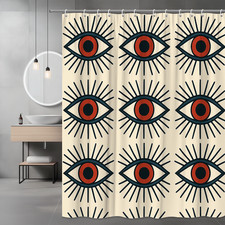 Eye-Pattern Shower Curtain - Unique Bathroom Decor for Modern Style
