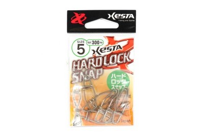 Xesta Hard Lock Snap Silver Size 5 300 lb , 6 pieces (1768)