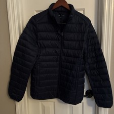 Amazon Essentials Boys Small Navy Lightweight Puffer Jacket NWOT