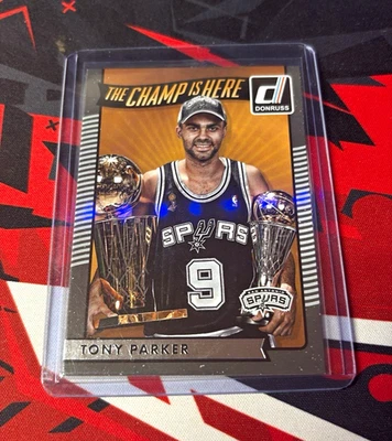 Tony Parker Basketball Autographed Sports Trading Cards