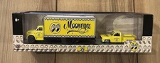 1/64 M2 HAULERS MOONEYES 1968 CHEVROLET C60 BOX TRUCK & 1976 SILVERADO STEPSIDE