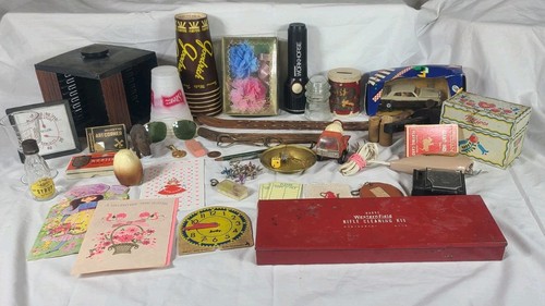 JUNK DRAWER Mixed Reseller Lot of 50+ Estate Sale Flea Market Auction 8+ lbs HTF - Picture 2 of 17