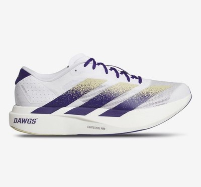 Size 10 - Adidas Adizero Evo SL Washington Dawgs White Purple Men's JQ4578