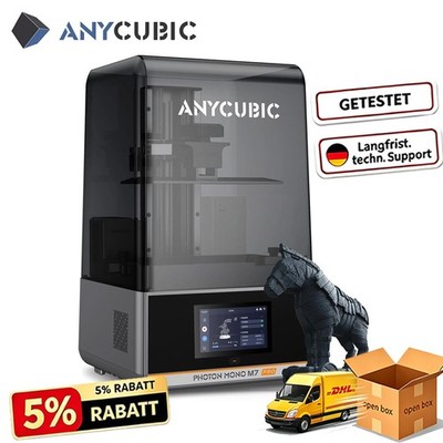 Open Box ANYCUBIC Photon Mono M7 Pro LCD 3D Drucker 170mm/h Druckgeschwindigkeit