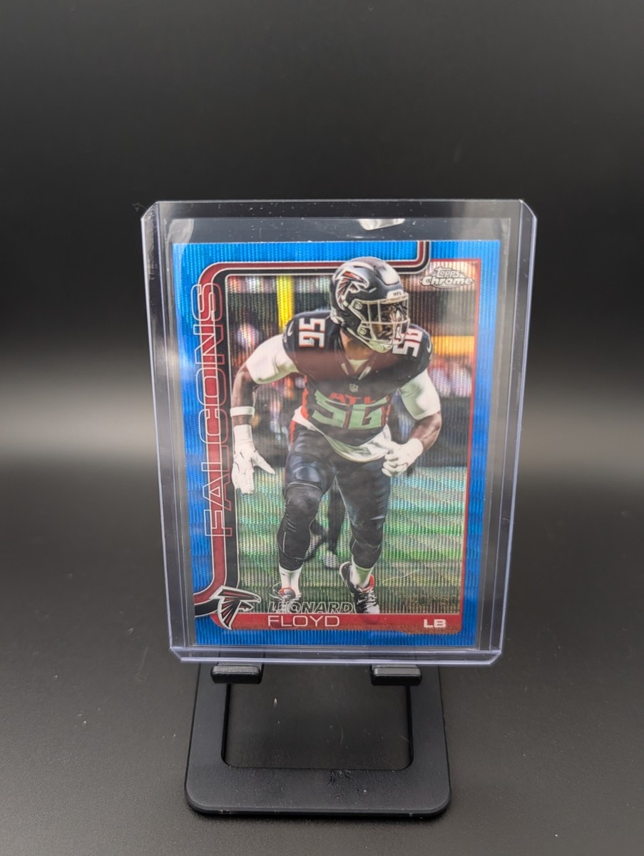 2025 Topps Chrome Leonard Floyd Blue Wave Refractor /150 #18 | eBay