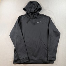 Nike Therma Entrenamiento Pullover Sudadera con Capucha Para Hombre Mediana Negra Polar Sudadera 932022