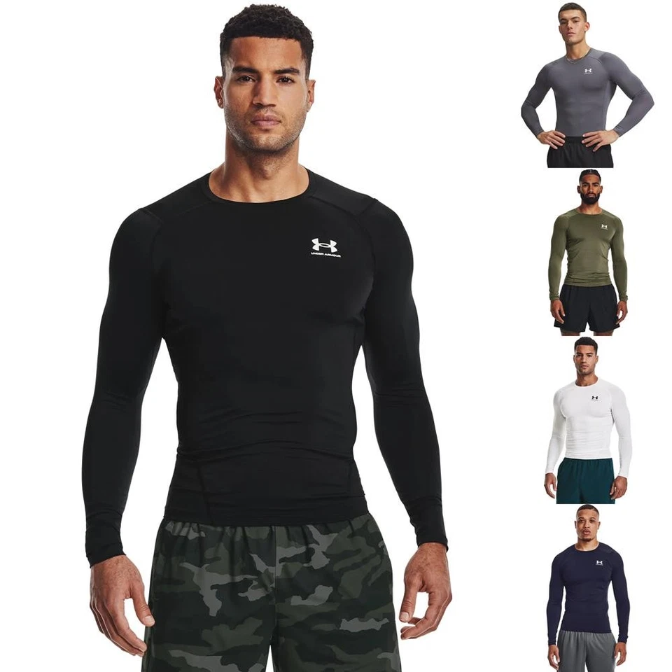 Under Armour HeatGear Armour Compression Herren Longsleeve Sportshirt Fitness - Bild 1 von 1