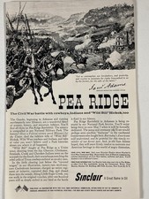 1961 Sinclair Motor Oil Print Ad Pea Ridge Wild Bill Hickok