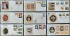 z(JER-242) JERSEY 1986 FDC set of (9) First Day BENHAM Covers (ALL pictured)