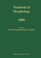 Jaap Van Marle (U. A.) | Yearbook Of Morphology 2000 | Taschenbuch | Englisch
