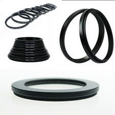 RISE UK 72mm-72mm 72-72 mm 72 to 72 Extend ring Filter Adapter black metal