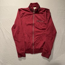 Converse JOHN VARVATOS Men's Full Zip Sweater Sweatshirt Red Size 1 Small