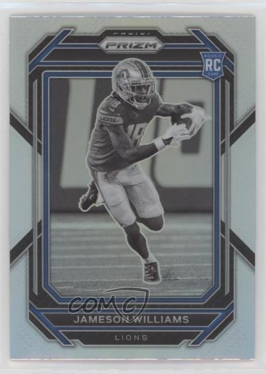 2022 Panini Prizm Rookie Variation Silver Prizm Jameson Williams #311 Rookie RC